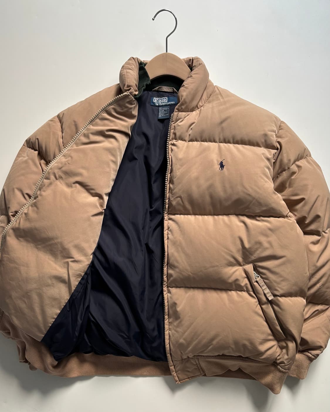 Polo 폴로 랄프로렌 90’s 베이지 컬러 푸퍼 다운 자켓 상품이미지5