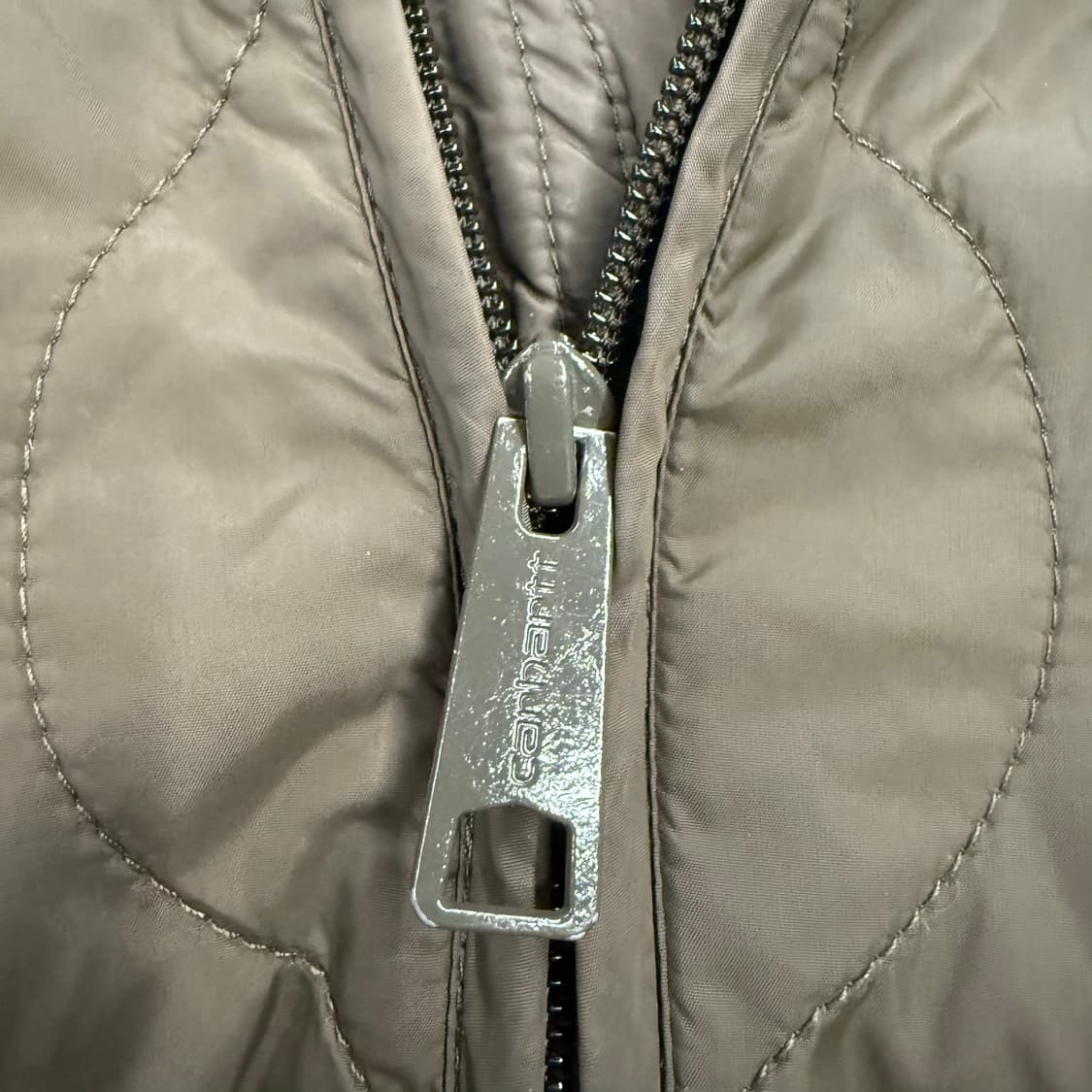 [정품/M] 칼하트 퀼팅 베스트 브라운 b17 상품이미지7