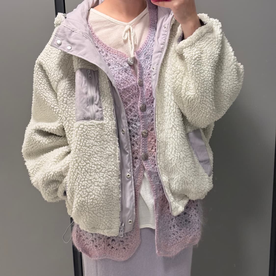 리버시블 라벤더 자켓 상품이미지2