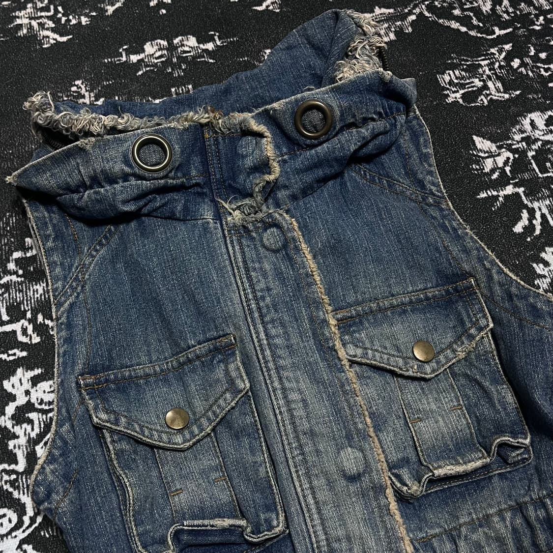 아일렛 후드 청자켓 (여성용) 상품이미지2