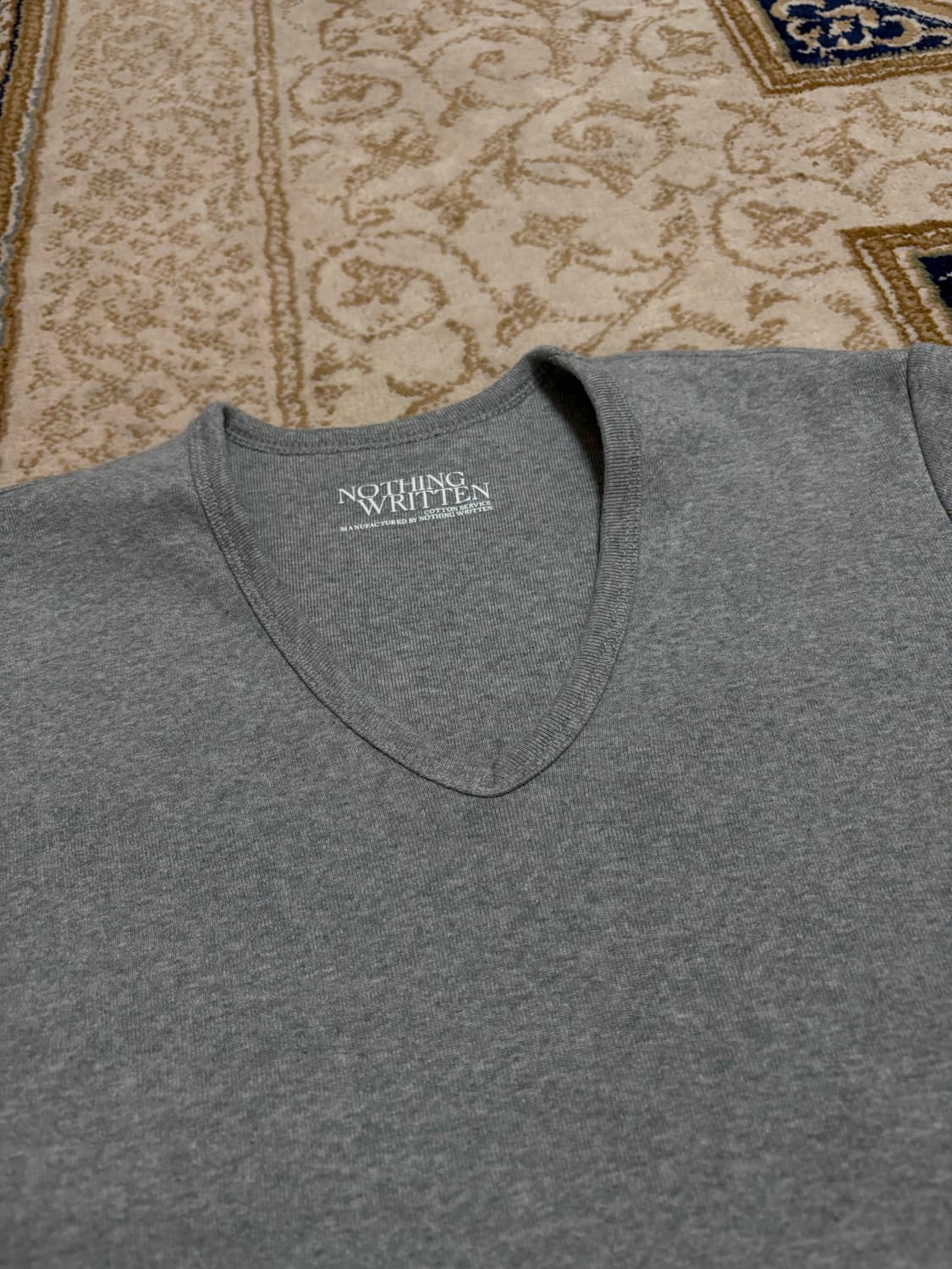 낫띵리튼 nothing written 90s 브이넥 티셔츠  상품이미지6