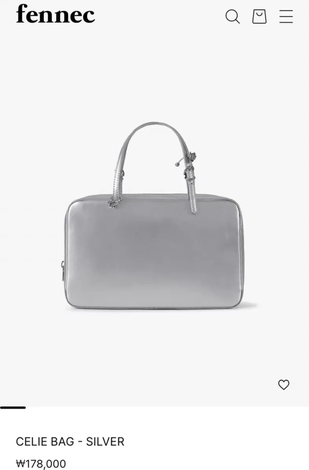 페넥 Celie bag 실버 상품이미지2