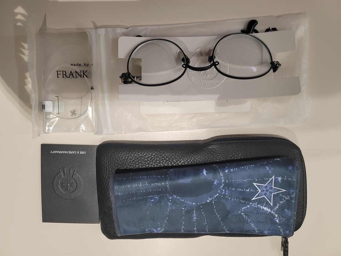 크롬하츠 안경 부바A MBK 맷블랙 상품이미지1