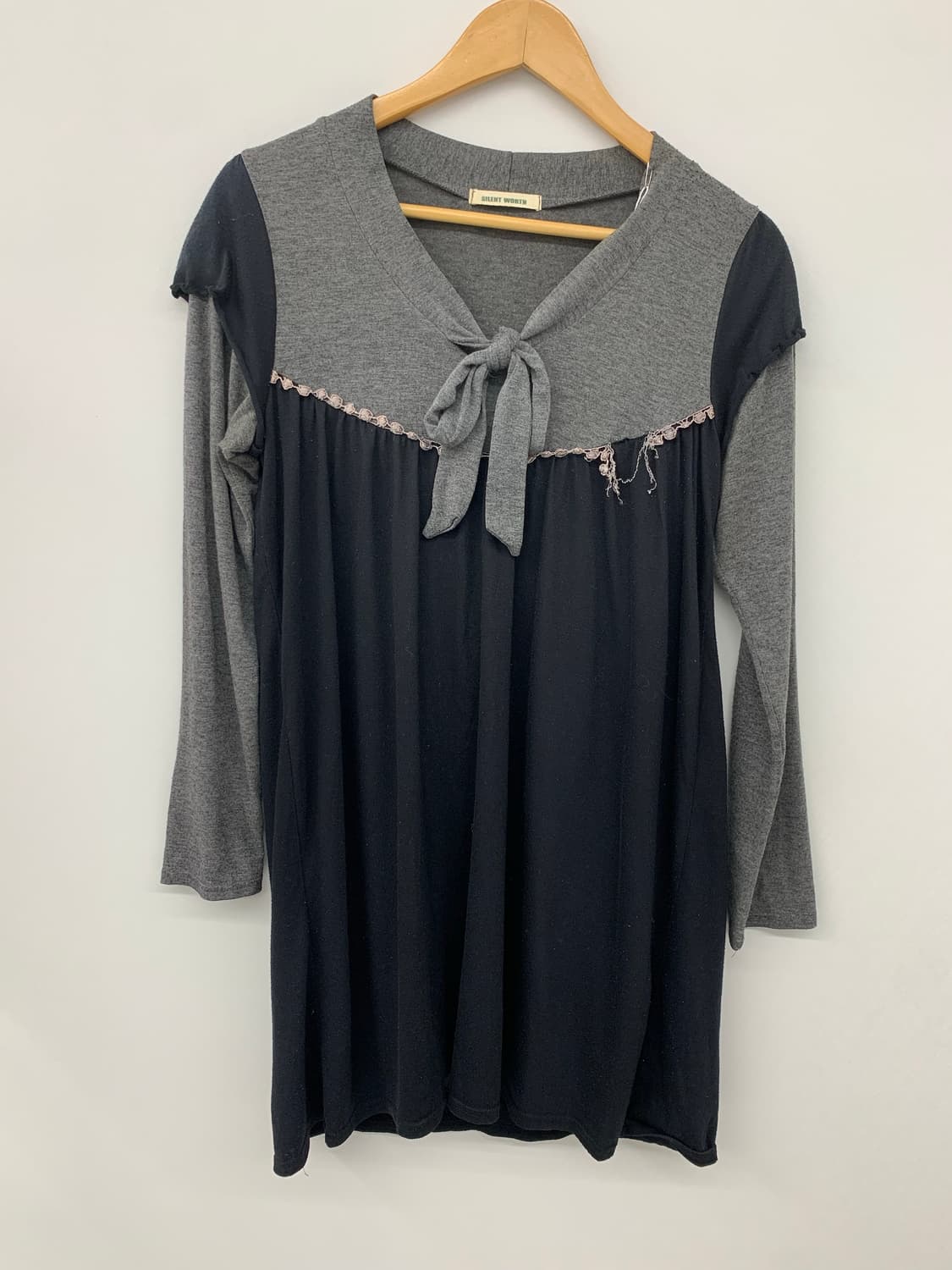 Silent worth 리본 원피스 상품이미지4