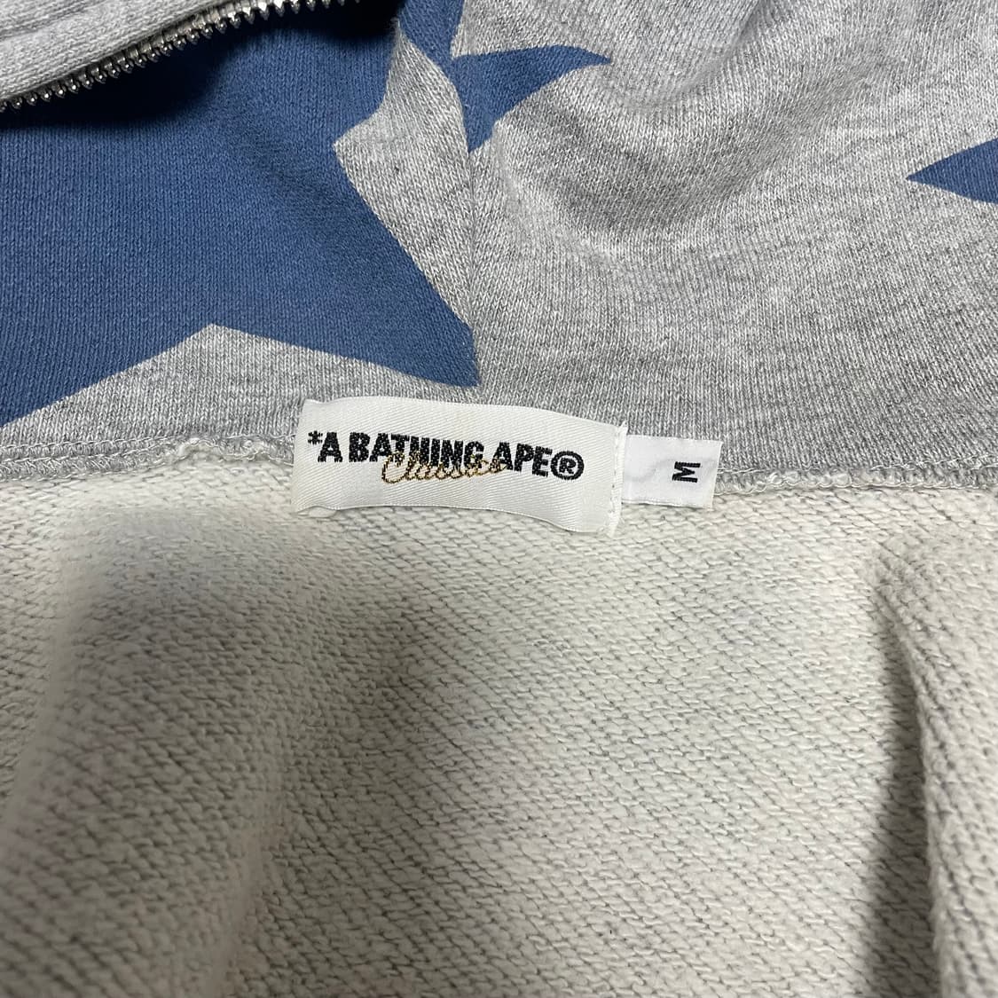 bape 스타 집업 그레이 상품이미지8