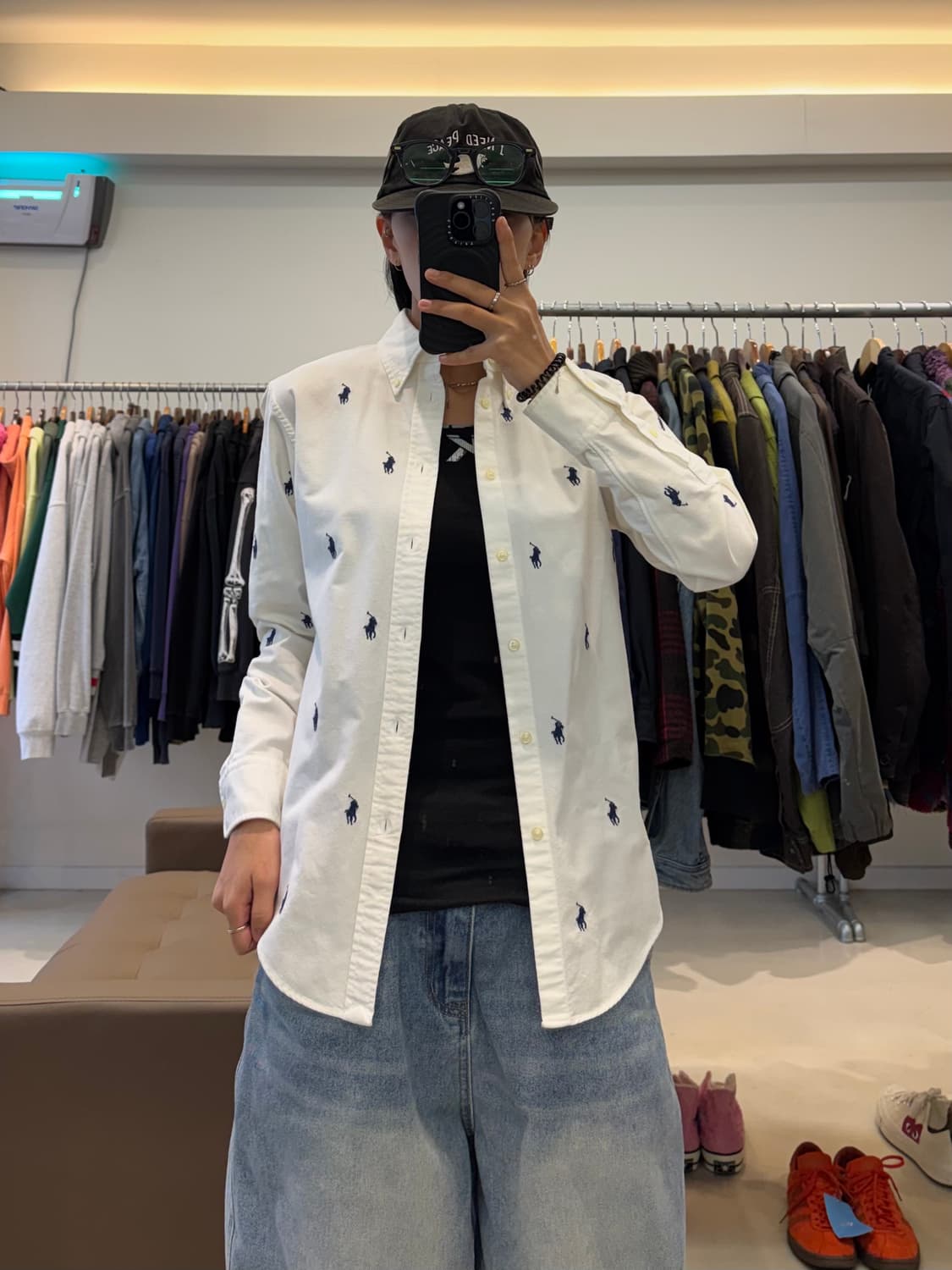 폴로 랄프로렌 멀티 포니 옥스포드 셔츠 상품이미지6