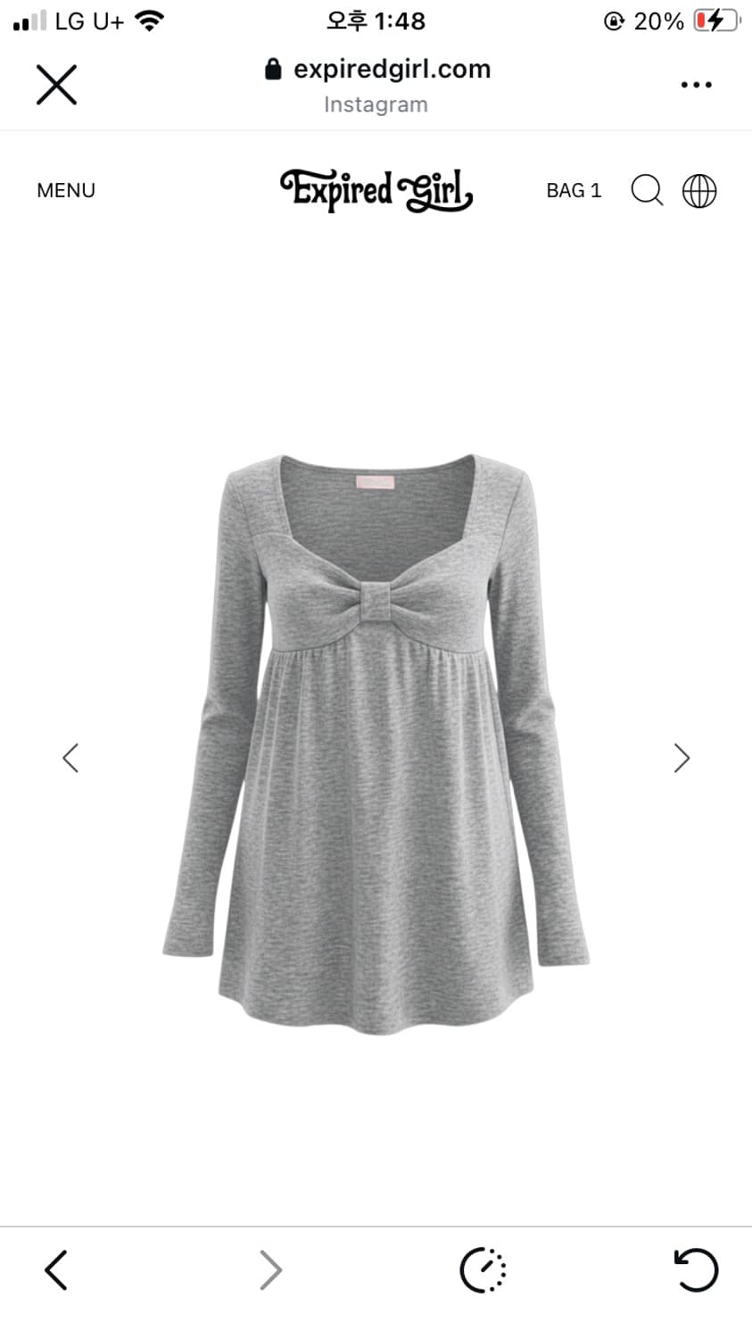 BAMBI SOFT TOP (GREY) 상품이미지2