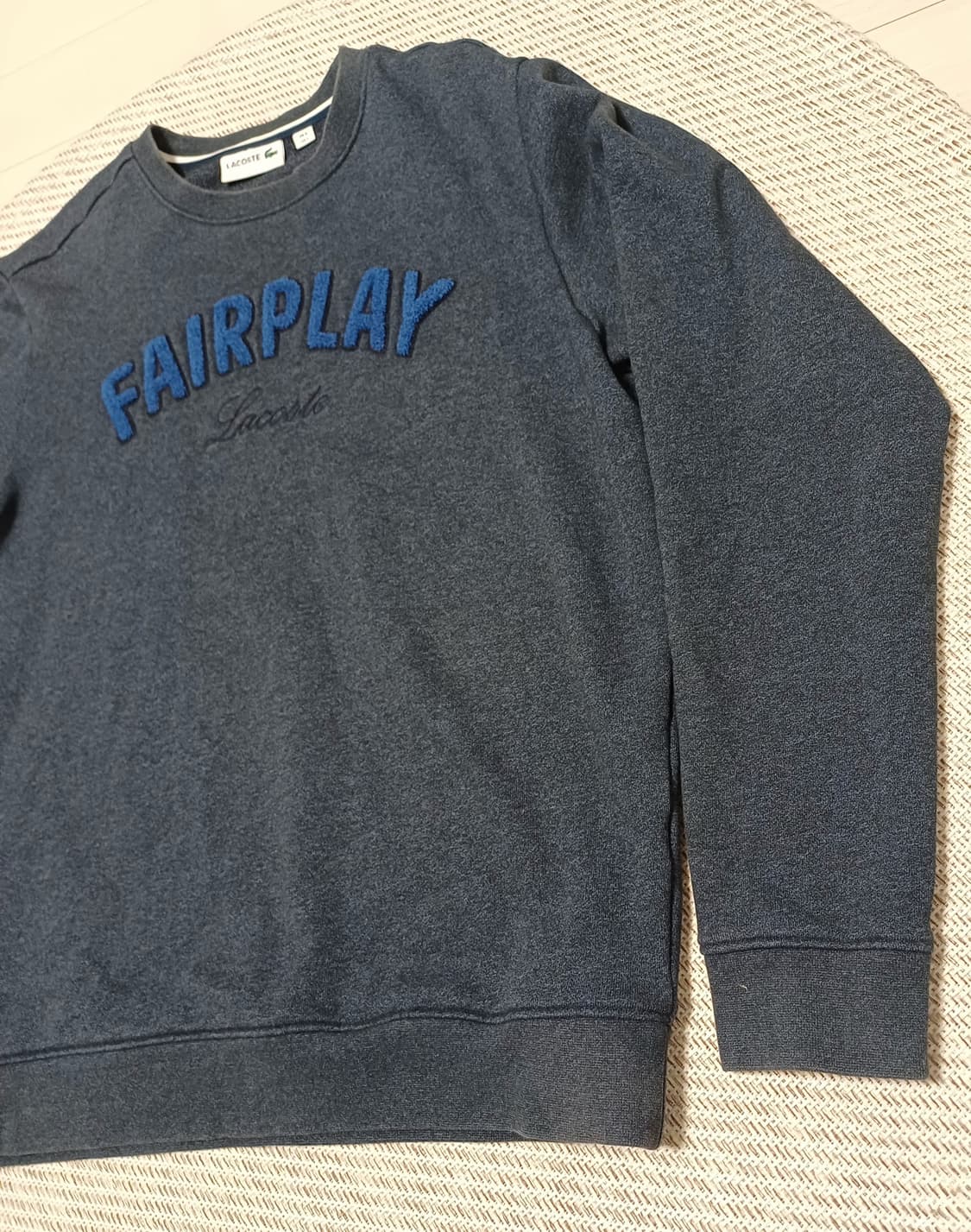 라코스테 스포츠 FAIRPLAY 부클레 자수 맨투맨 (FR5) 상품이미지5