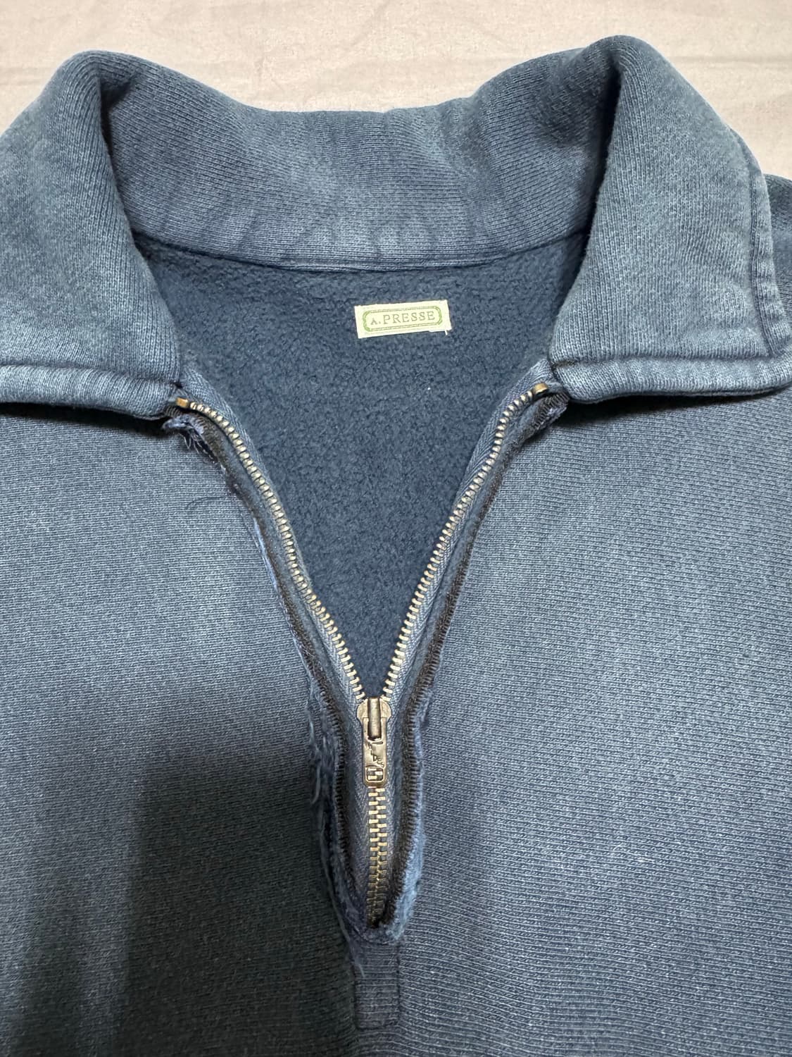 [3] 아프레쎄 하프집업 네이비 상품이미지2