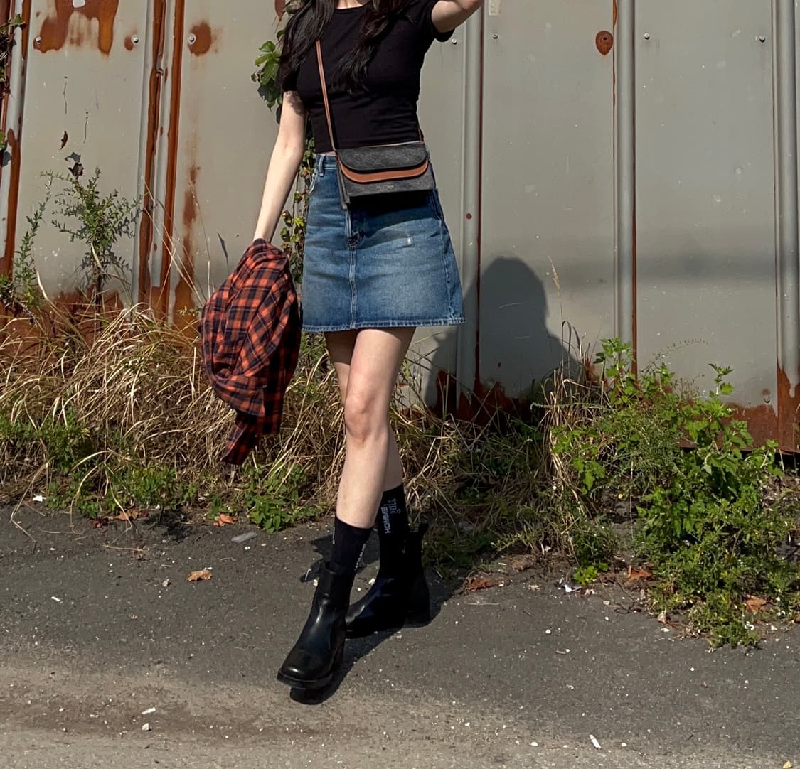 아크네 스튜디오 데님 스커트 36 상품이미지6