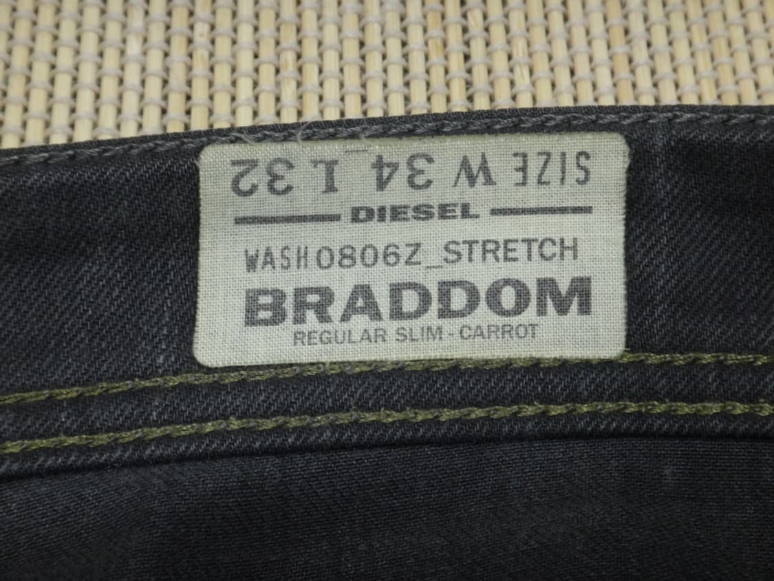 (34-35) 디젤 브래덤 0806Z 레귤러 슬림 데님 크롭 상품이미지8