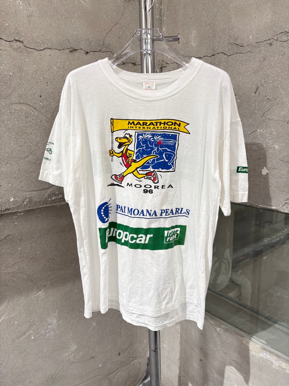 1996 무레아 섬 마라톤 티셔츠 상품이미지1