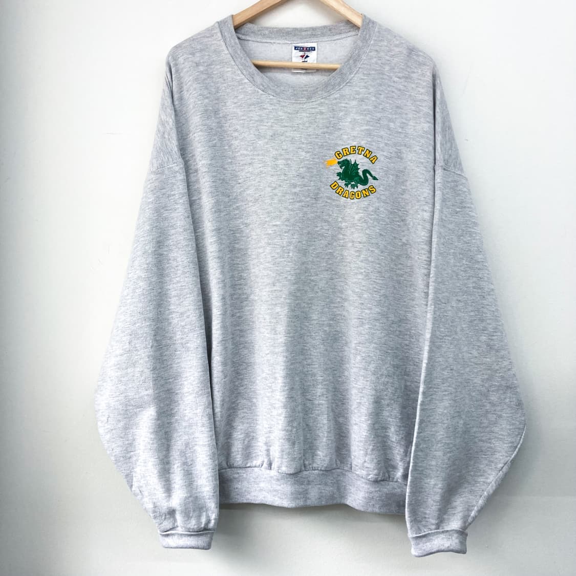 저지스90s U.S.A그레트나드래곤멜란지그레이스웻셔츠 상품이미지3