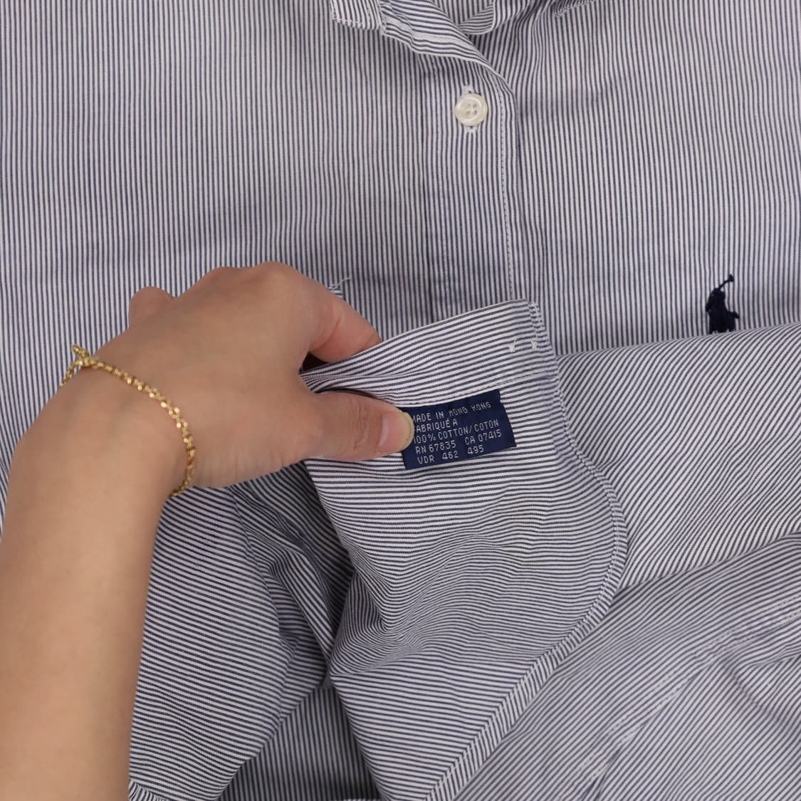M 폴로 스트라이프 셔츠 0403H1 상품이미지6