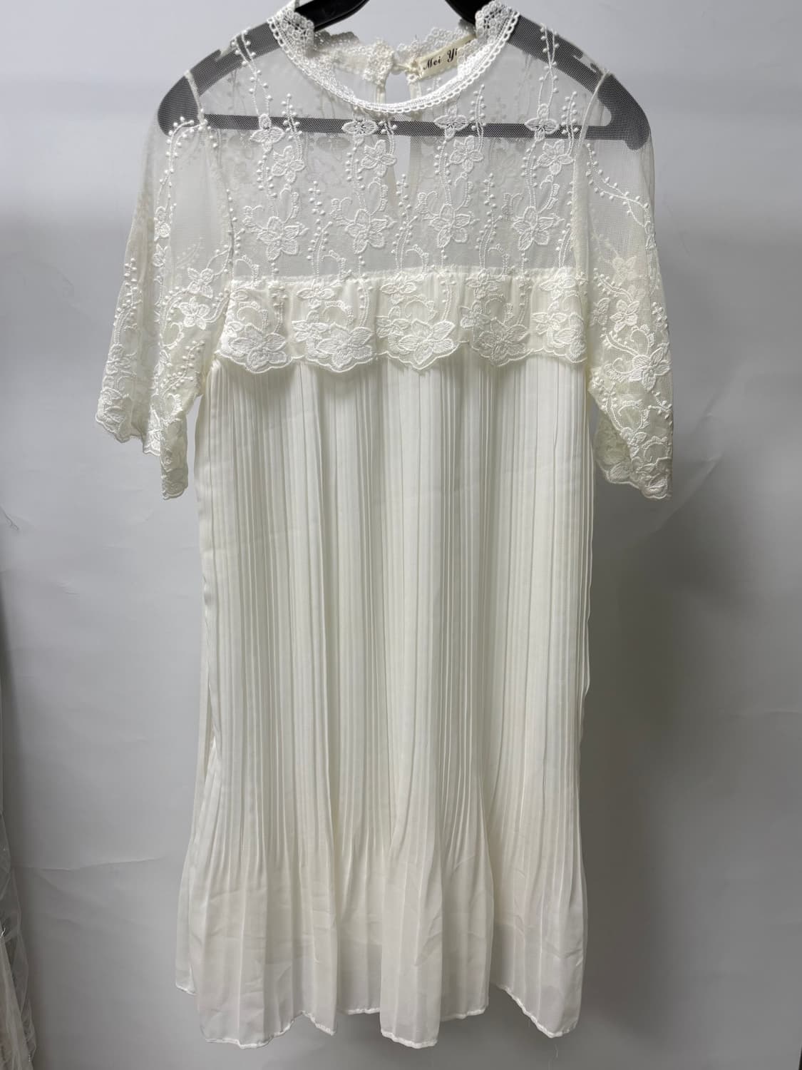 플리츠 레이스 원피스 상품이미지1