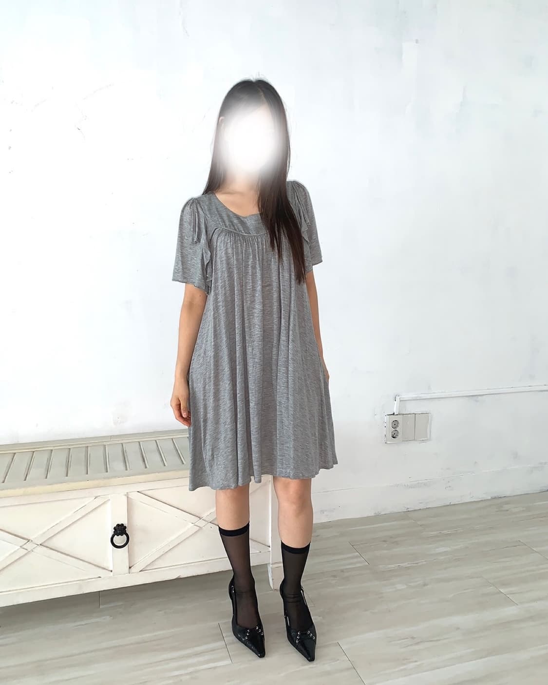 Jill Stuart Gray Midi Dress 상품이미지2