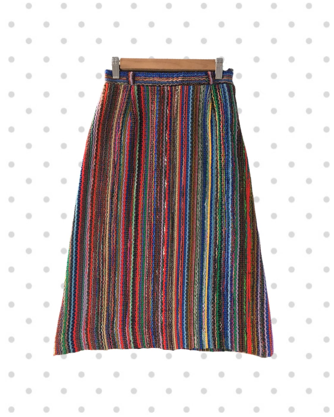 vintage ethnic stripe long skirt multi 상품이미지6