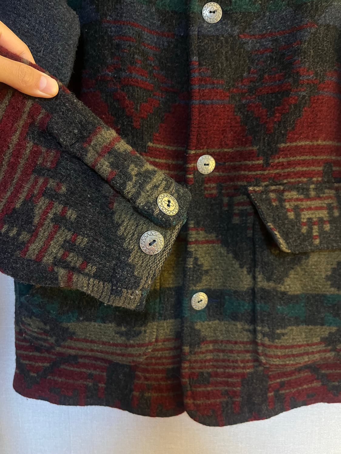 80’s 울리치 usa 나바호패턴 코트 상품이미지3