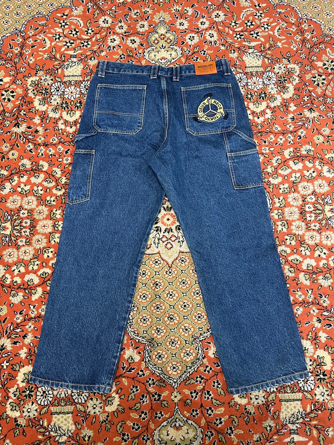 [34] 데우스 레코드 빅펠라 카펜터 데님 팬츠 상품이미지1