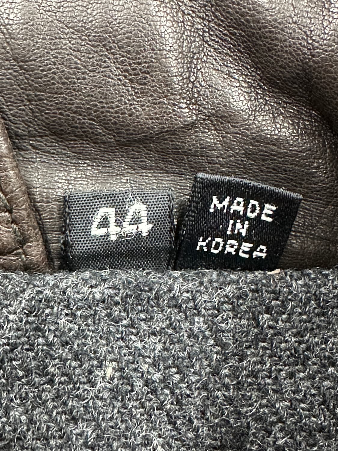 90s HUGO BOSS 에비에에터 레더 자켓 44 상품이미지9