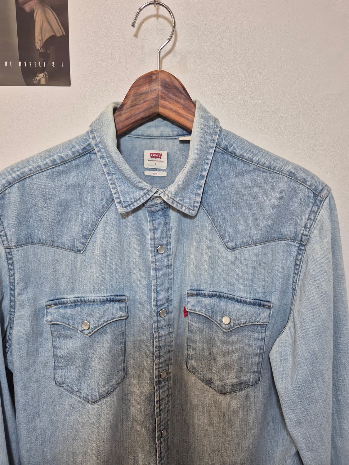 깔끔한 리바이스 데님 셔츠  L
사이즈  상품이미지2