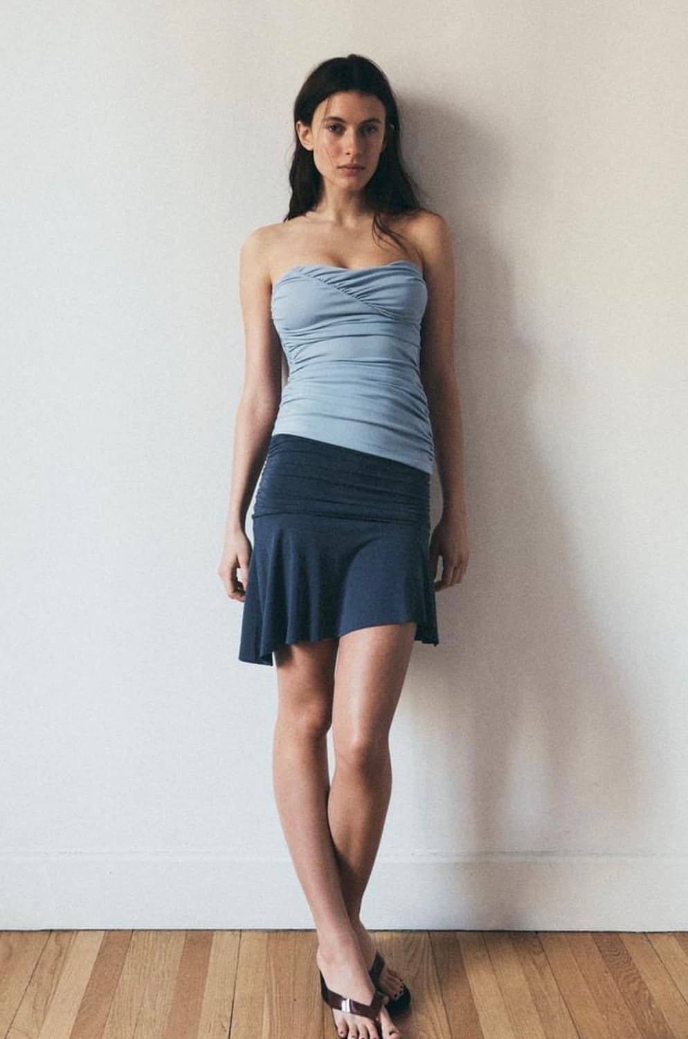 자라 비대칭스커트 S 상품이미지1