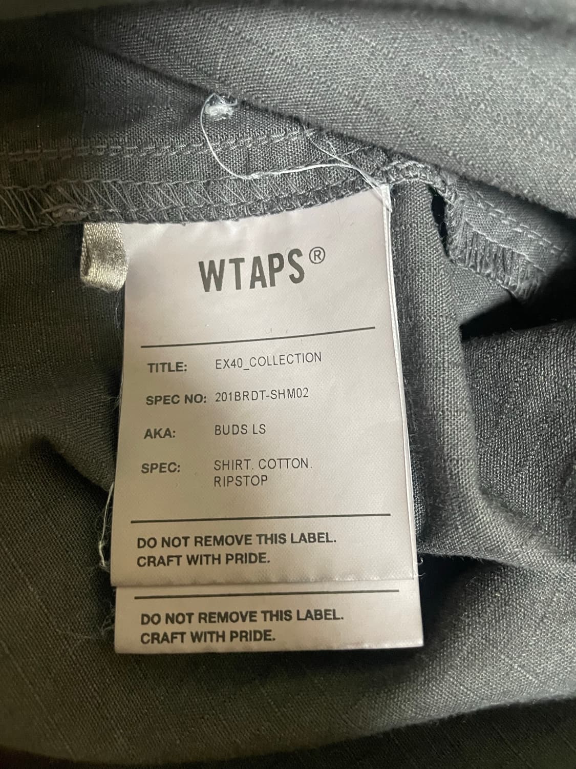 더블탭스 Buds 셔츠 상품이미지6