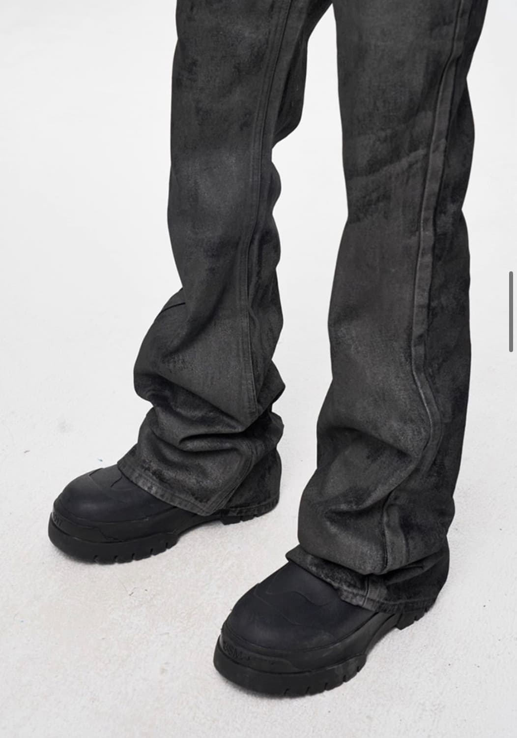 HAND BRUSHED GLUE SPARKING POWDER DENIM  상품이미지5