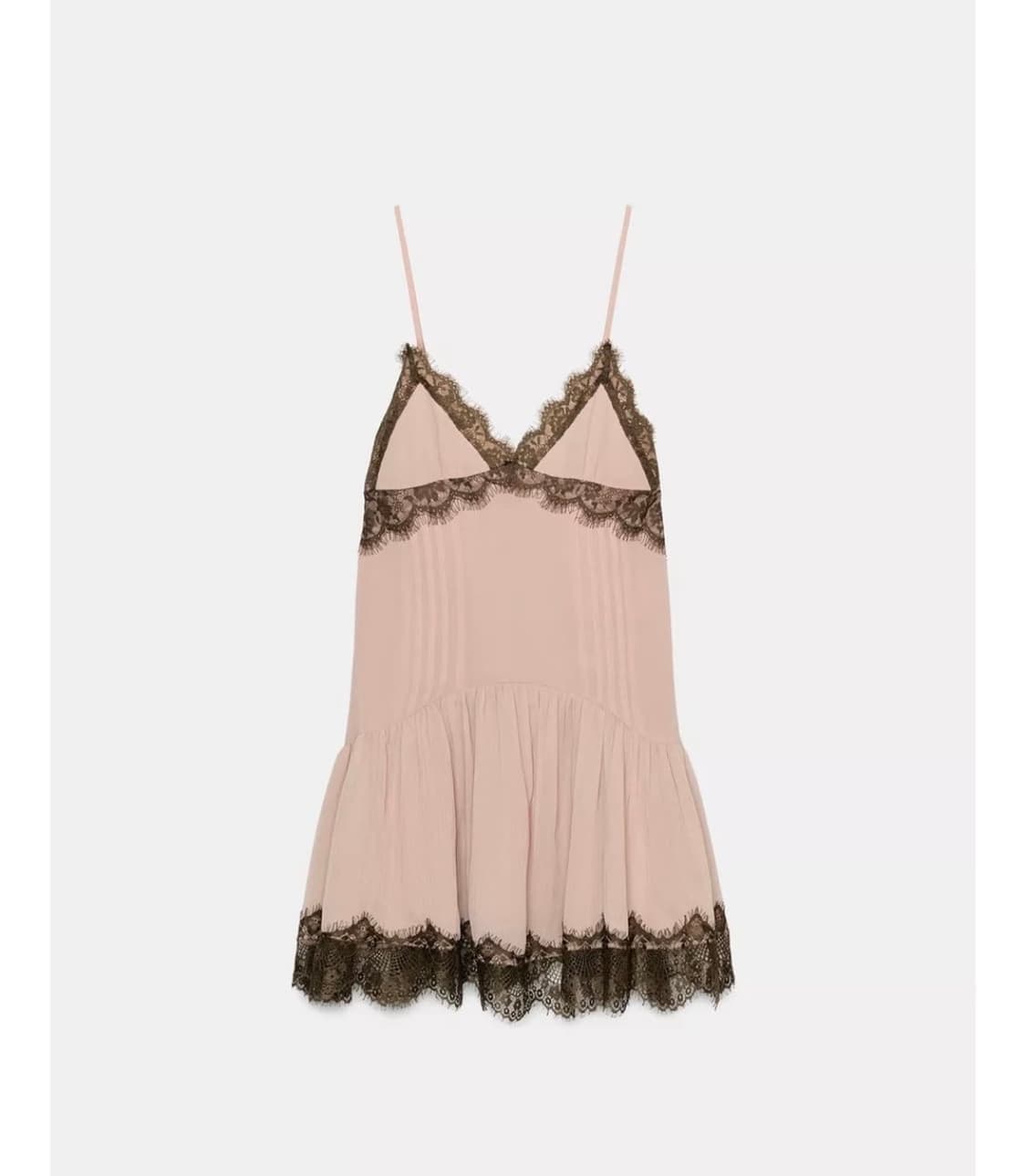 ZARA 레이스 콤비 숏 원피스 상품이미지1
