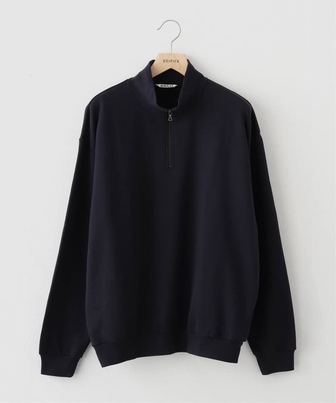 Auralee cotton half zipup sweatshirt 상품이미지1