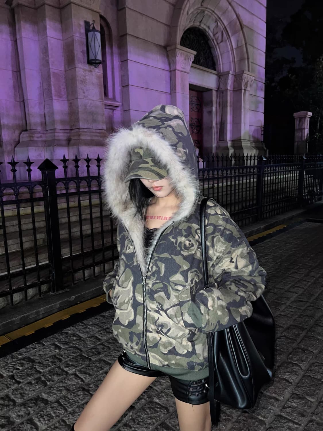 Frost Camo Fur Parka Zip 상품이미지2