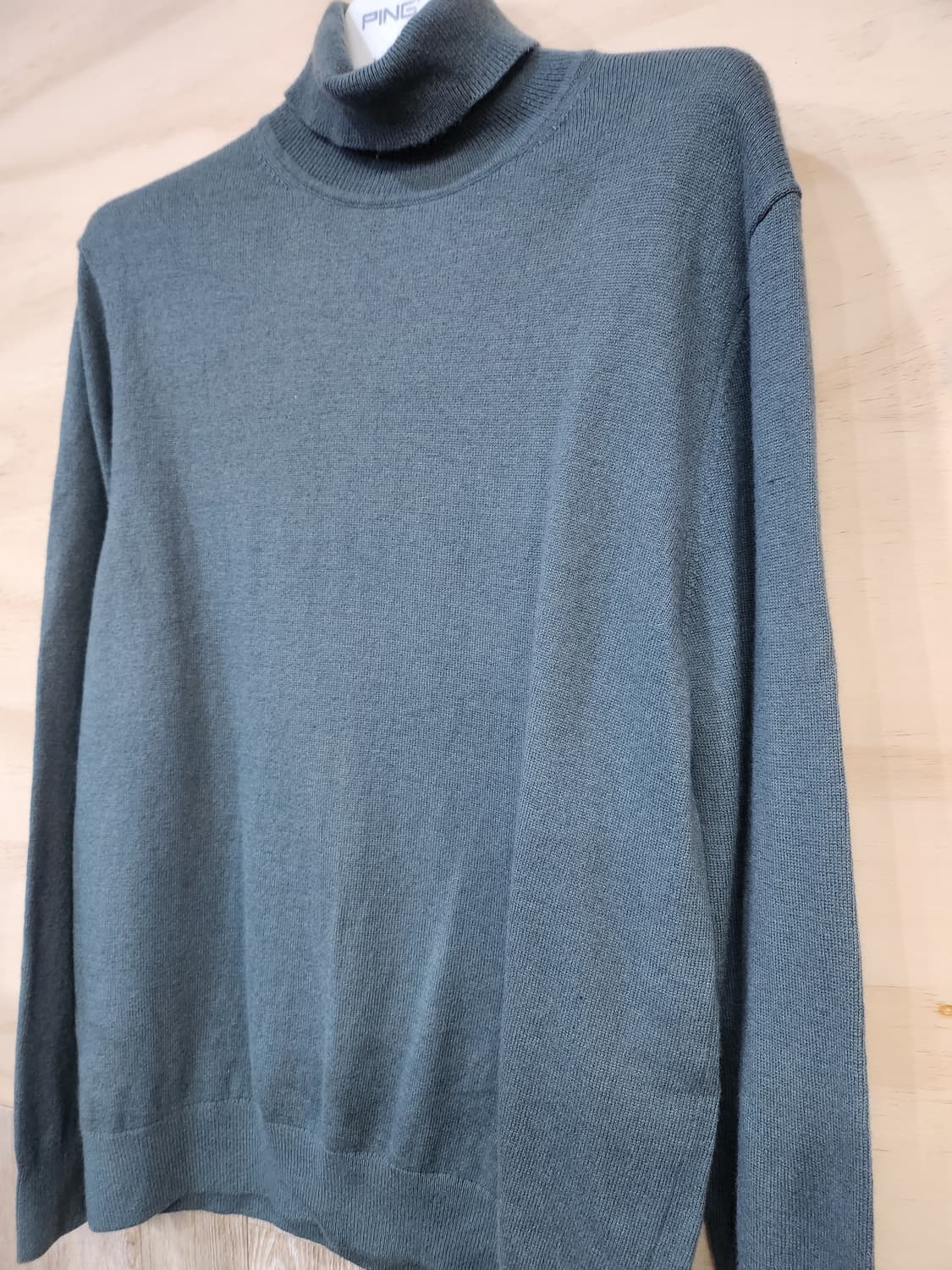 597) 앤드지 AND Z 캐시미어블랜드 목폴라 니트티 상품이미지3