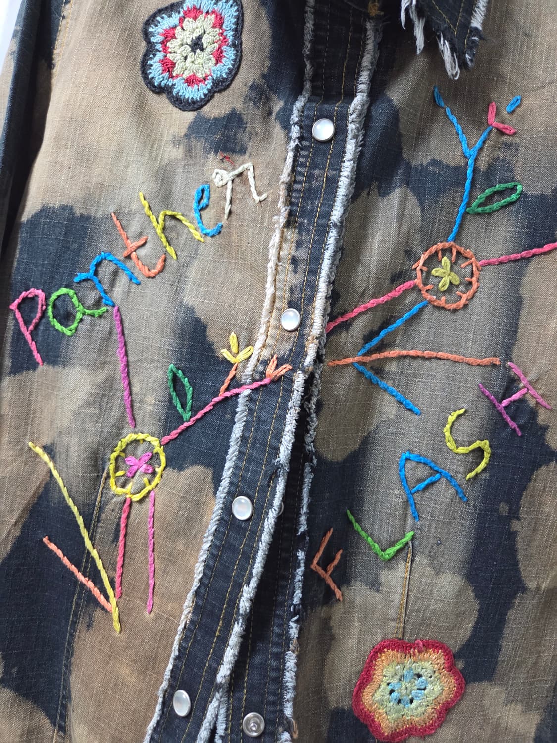 [RARE] Panther 아카이브 블리치 셔츠자켓 (S) 상품이미지2