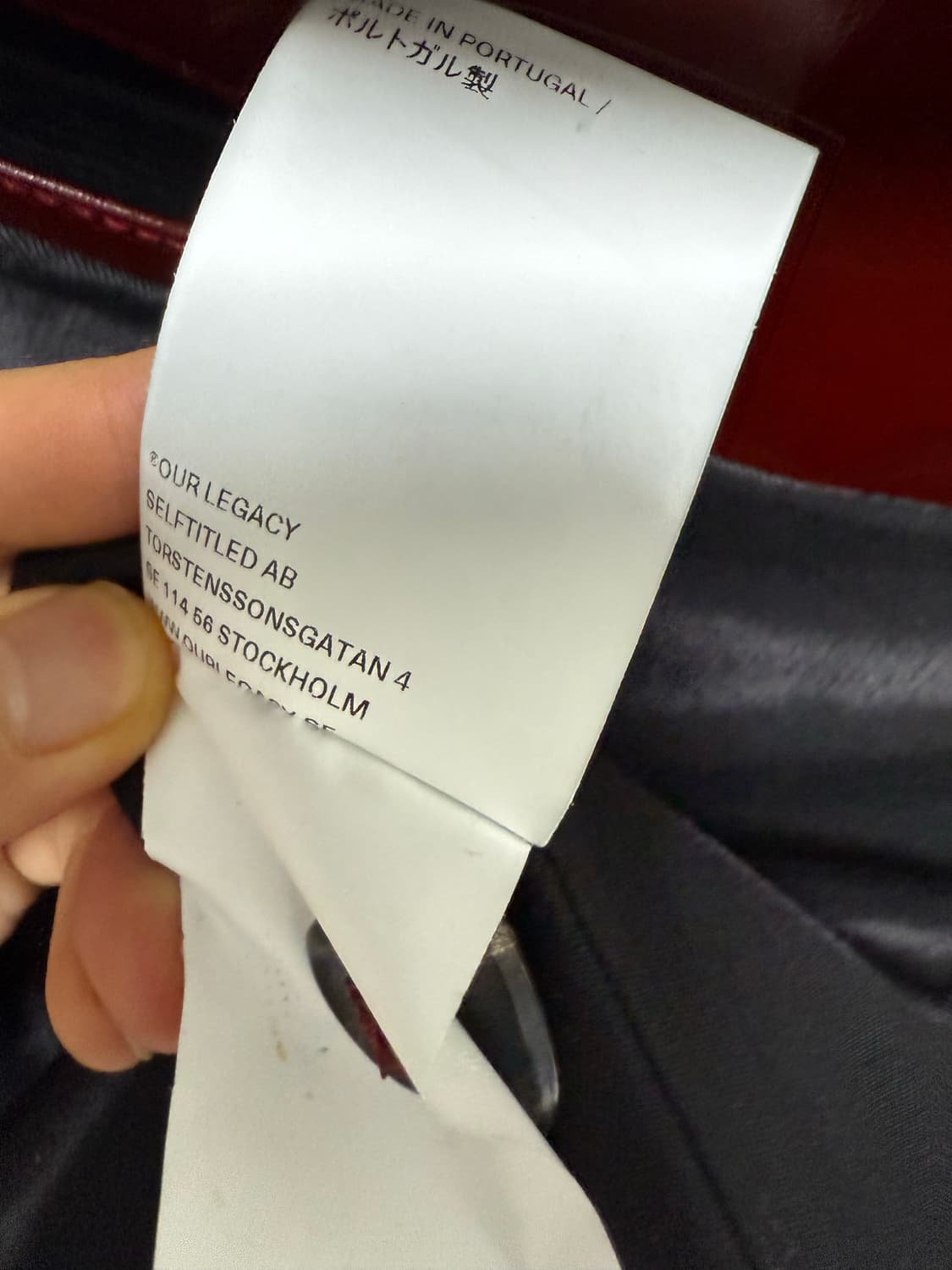 아워레가시 부타 레더 코트 상품이미지7