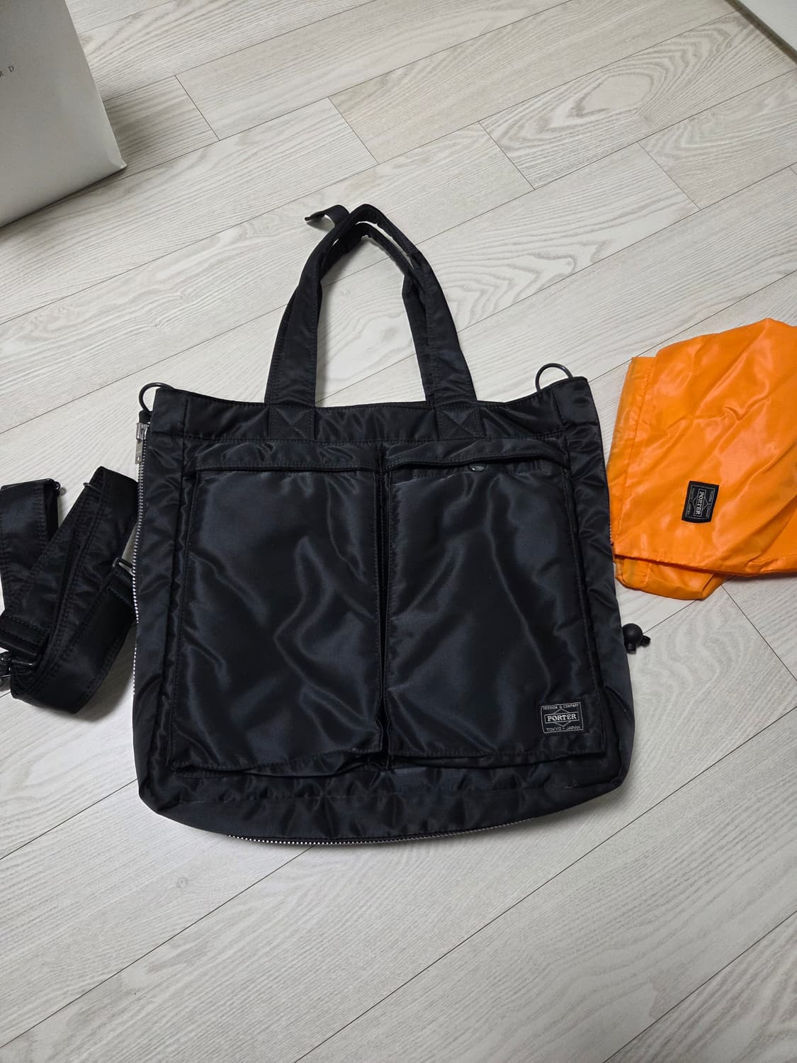 포터탱커 투웨이 토트백 블랙 상품이미지1
