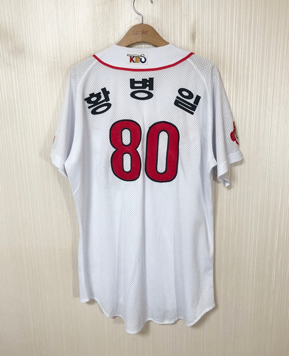 KBO ZETT 기아타이거즈 홈유니폼/코치실착 #80 황병일 상품이미지7