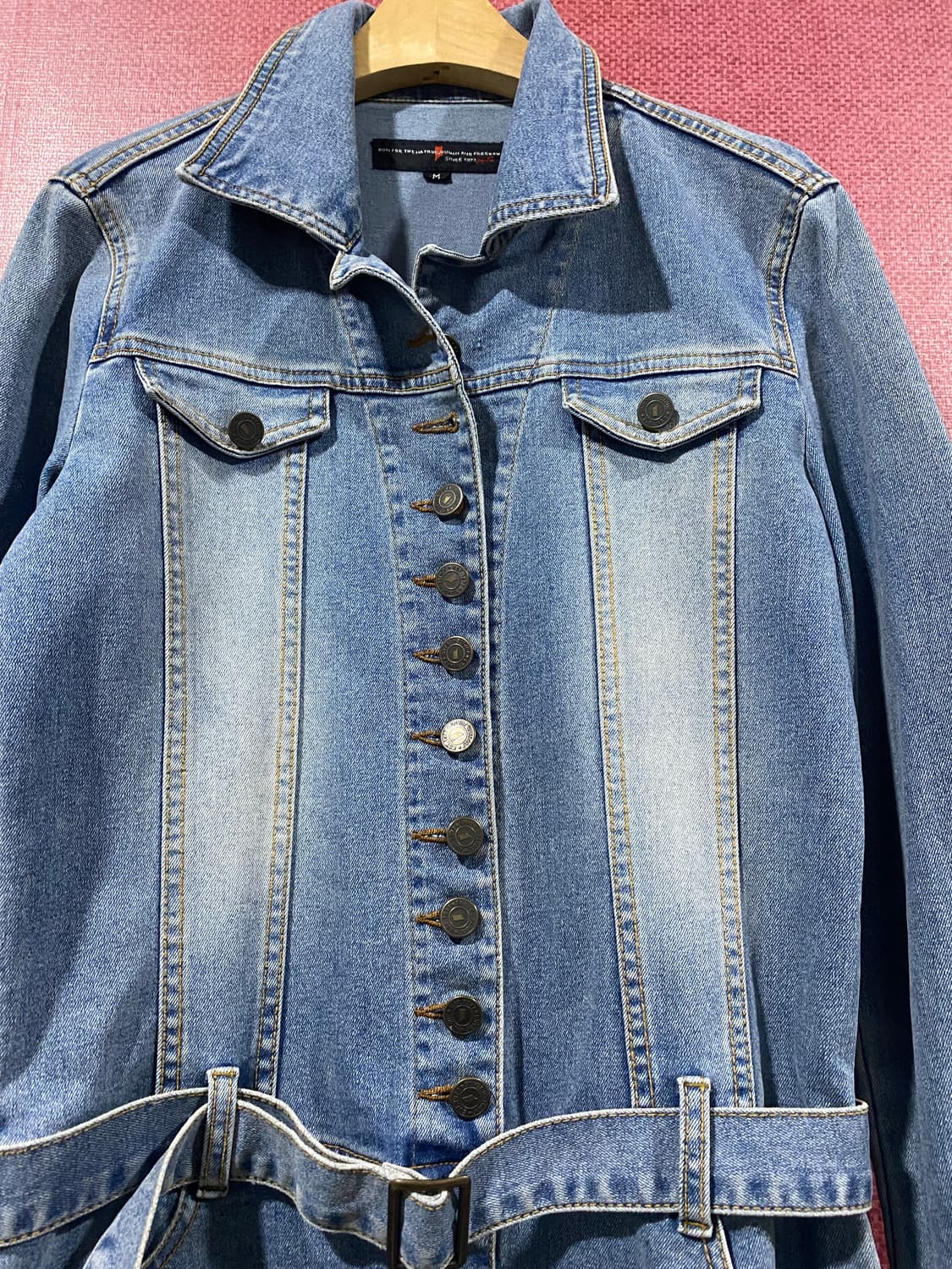 데님 롱 원피스 M 상품이미지3