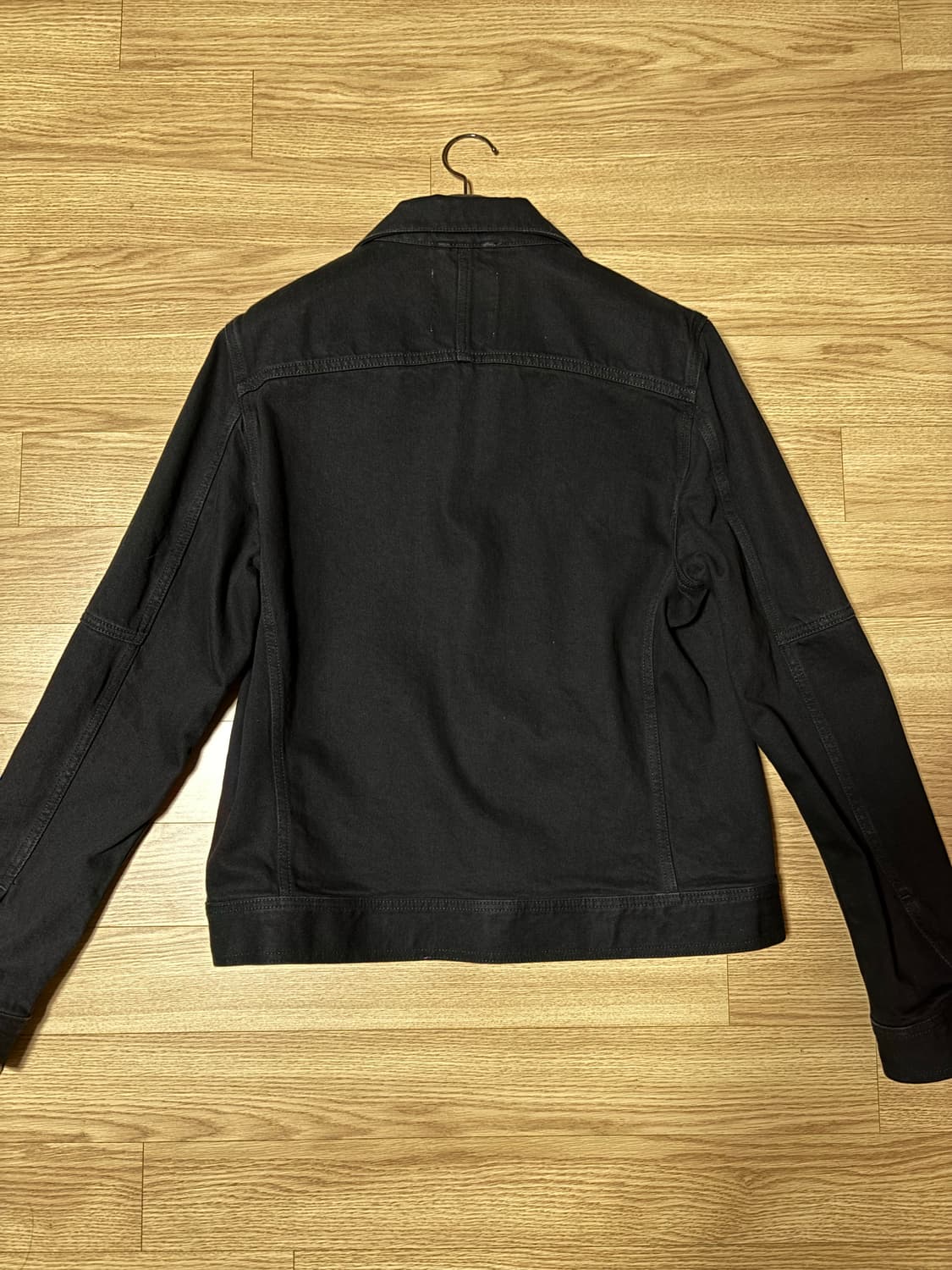 (L/32) 코스 플레어 부츠컷 / 트러커 데님 셋업 블랙 상품이미지2