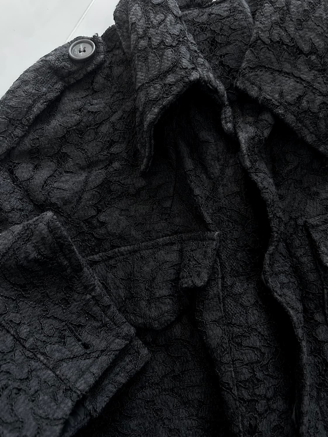 빈티지 고스 펑크 블랙 레이스 자켓 상품이미지3