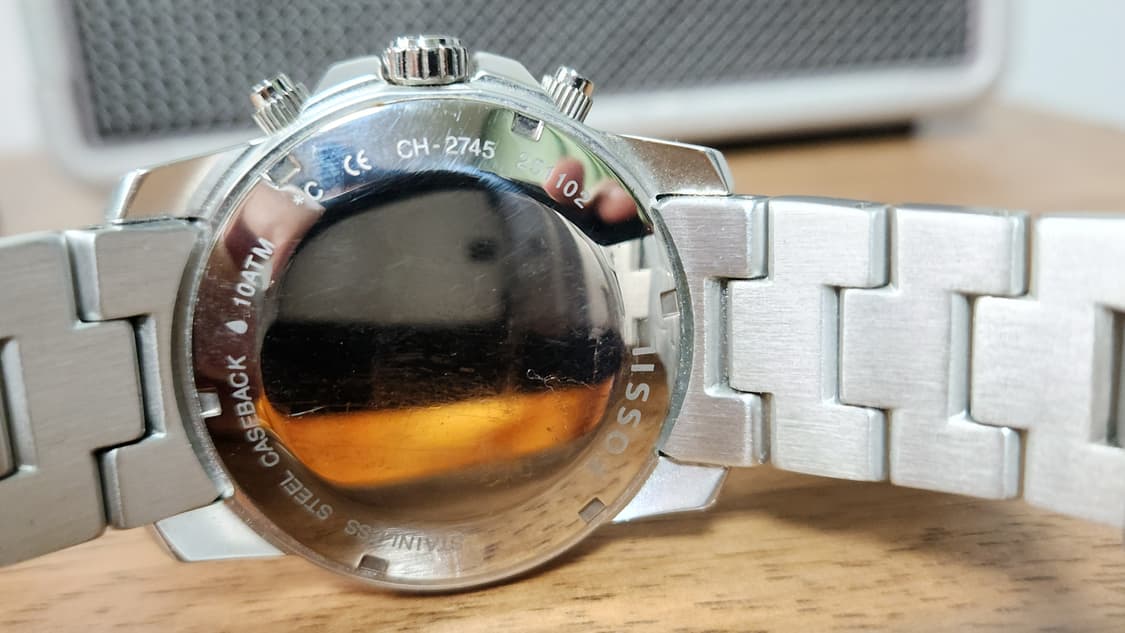 # FOSSIL 파슬 스텔라 크로노그래프 실버톤 알루미늄 시계 상품이미지8