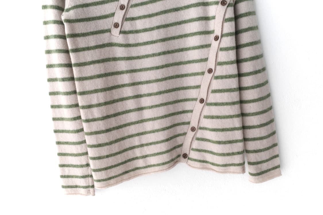 stripe button knit 상품이미지4