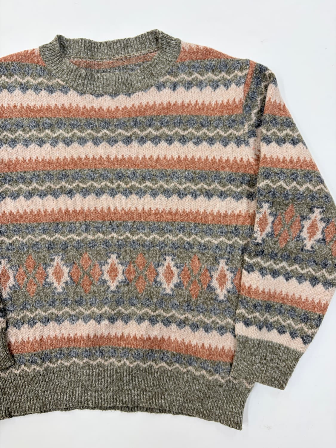 빈티지 페어아일 니트 상품이미지2