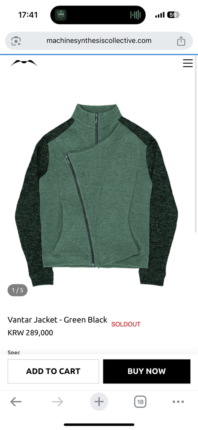 MSC Vantar Jacket - Green Black 2 상품이미지1