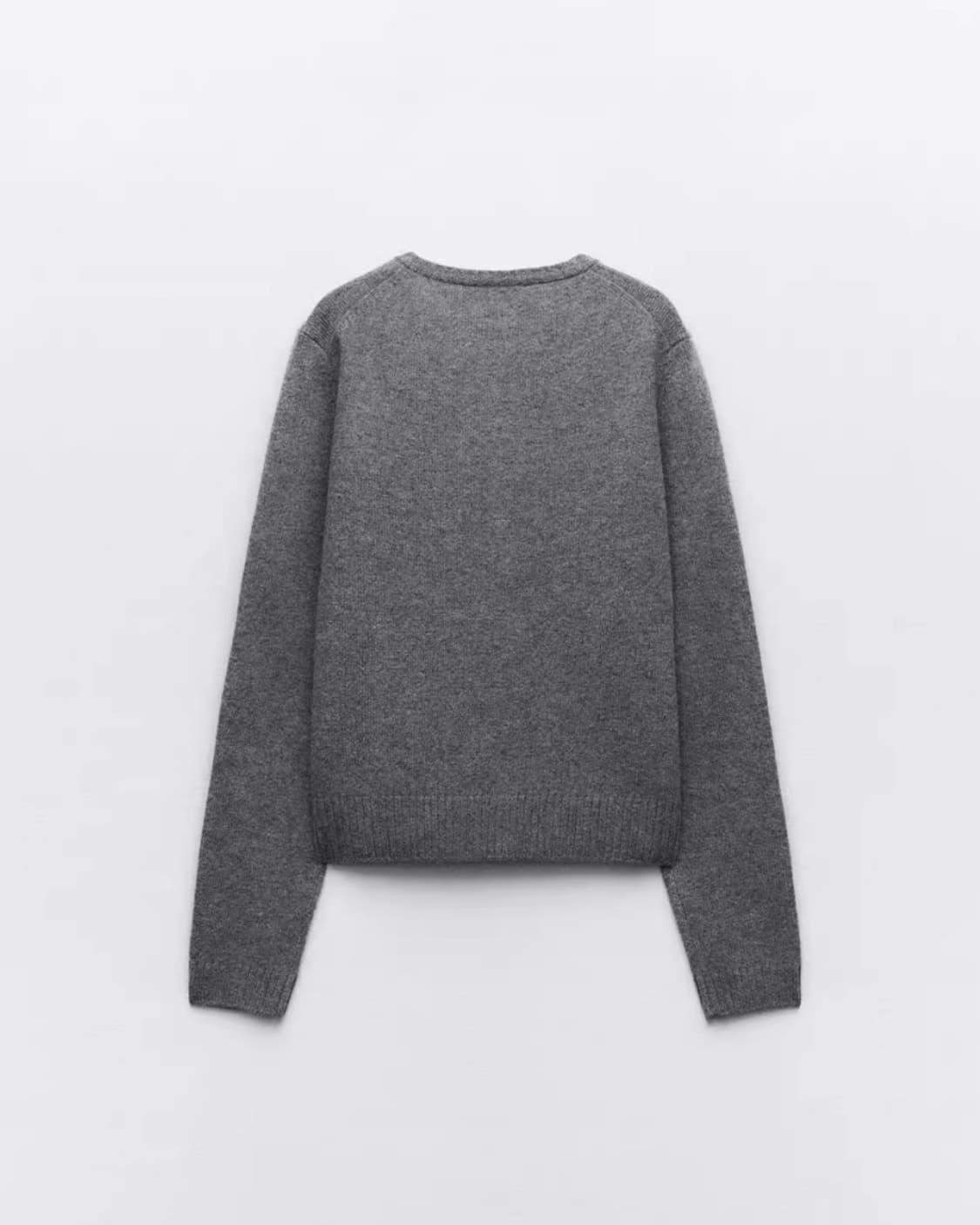 Zara 자라 울 100 가디건 그레이 상품이미지2