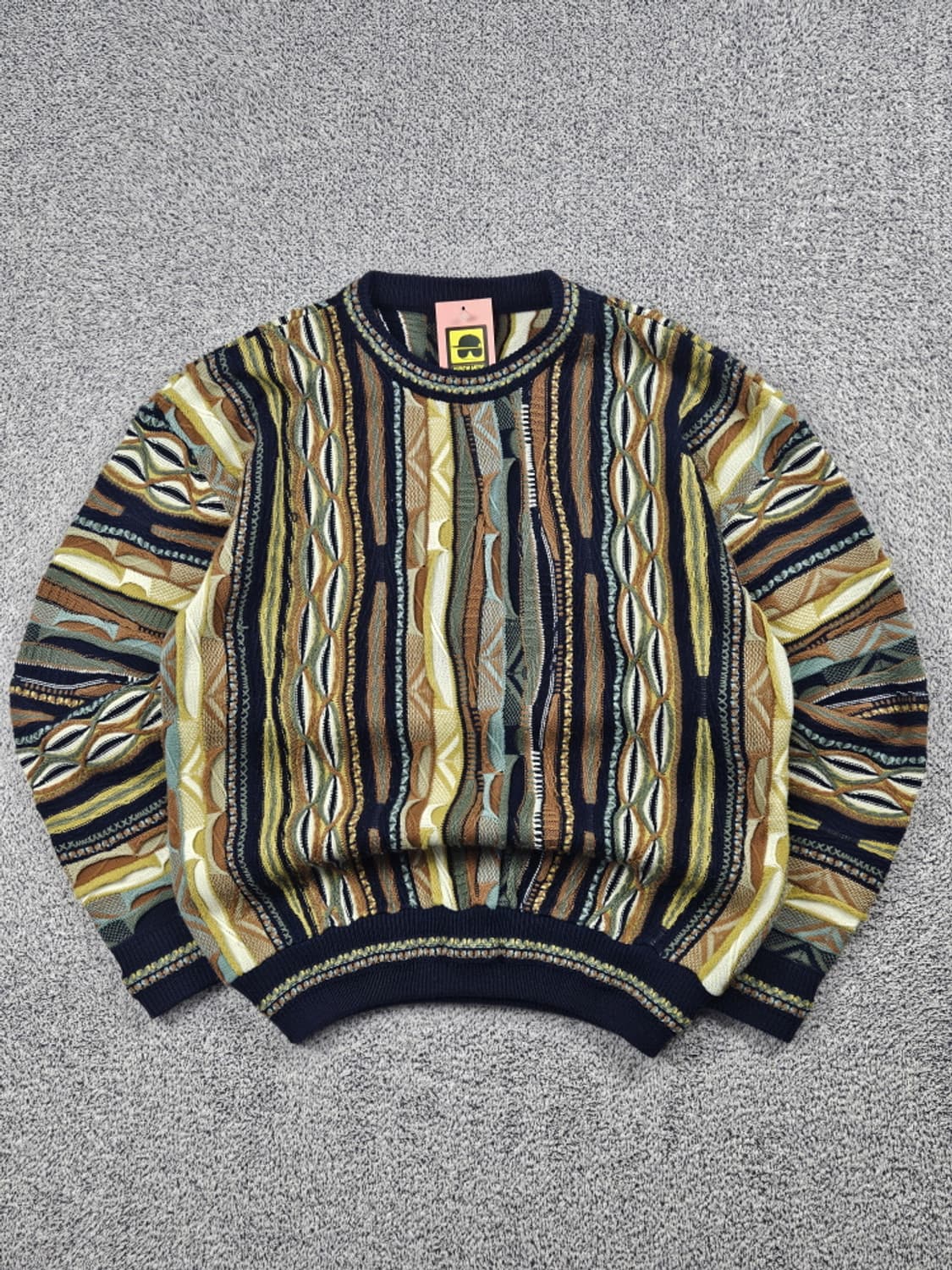 빈티지 쿠지 ST 입체 텍스처 케이블 니트 (상세설명참조) / 10496 상품이미지1