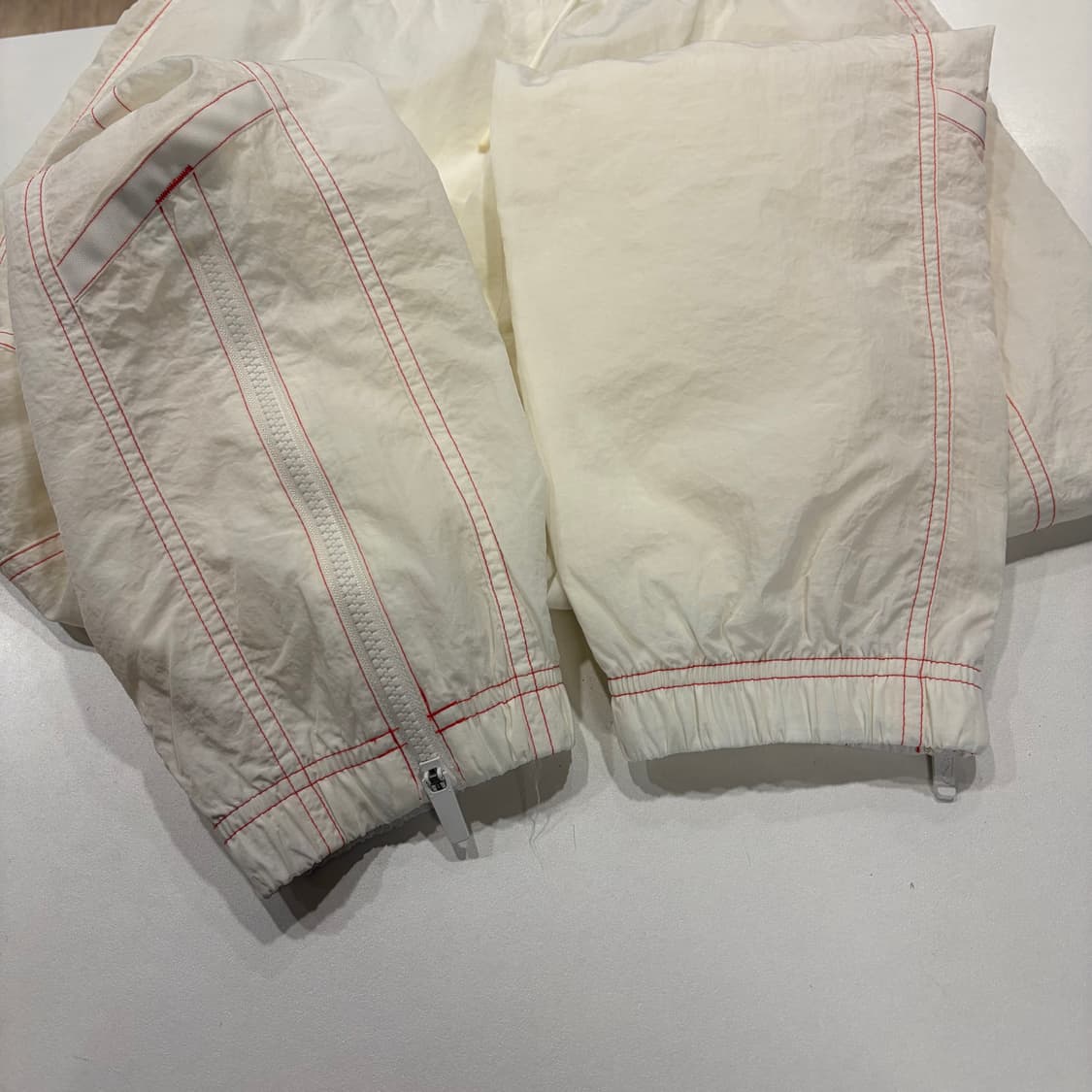 [M] 나이키 스티치 레드 나일론 조거 트랙 팬츠 D778 상품이미지8