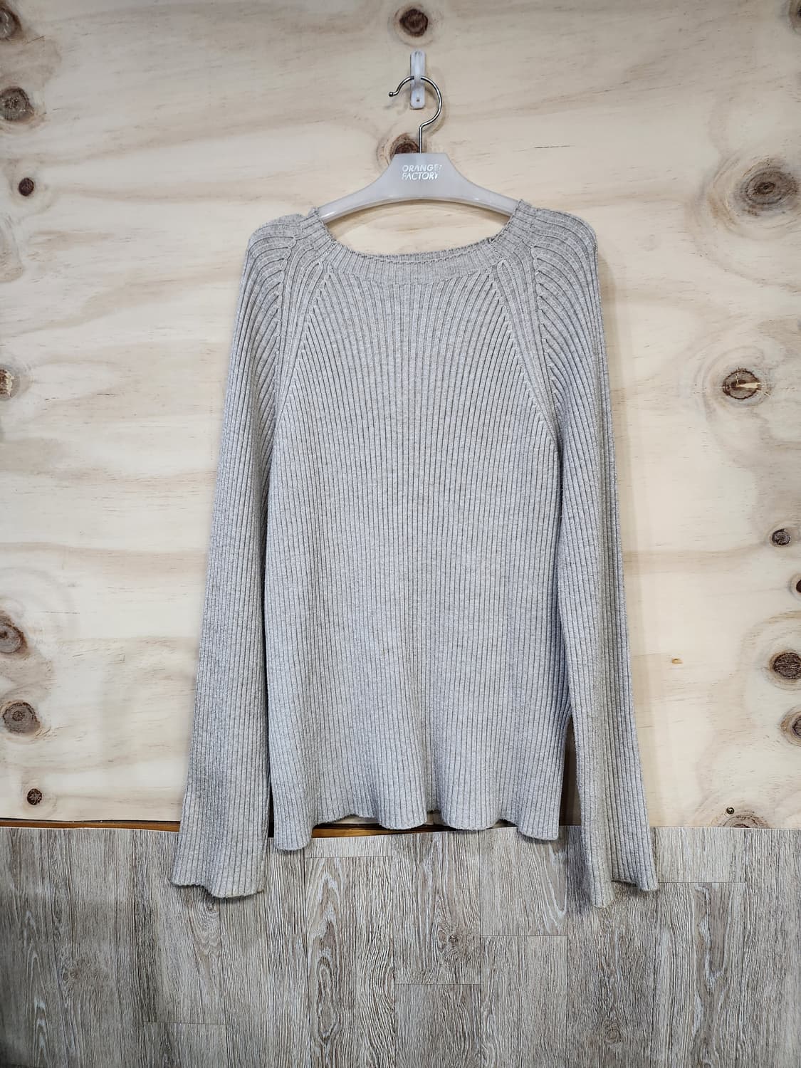 515) 여성 골지 니트 셋업 상품이미지1