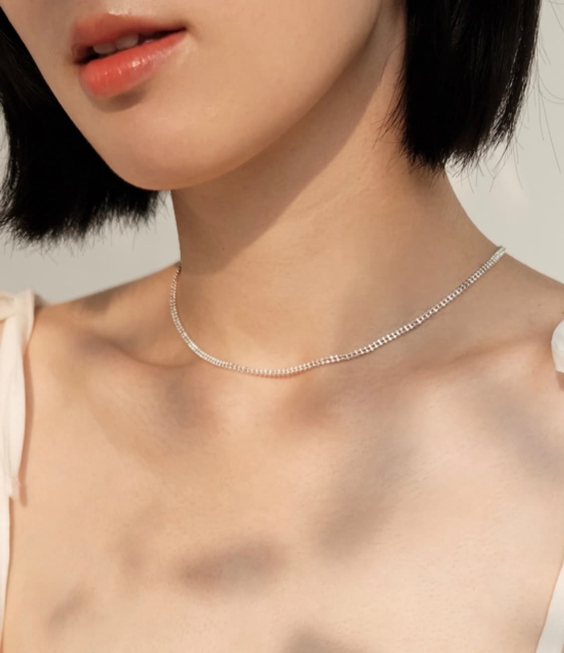 Two line ball necklace 상품이미지3