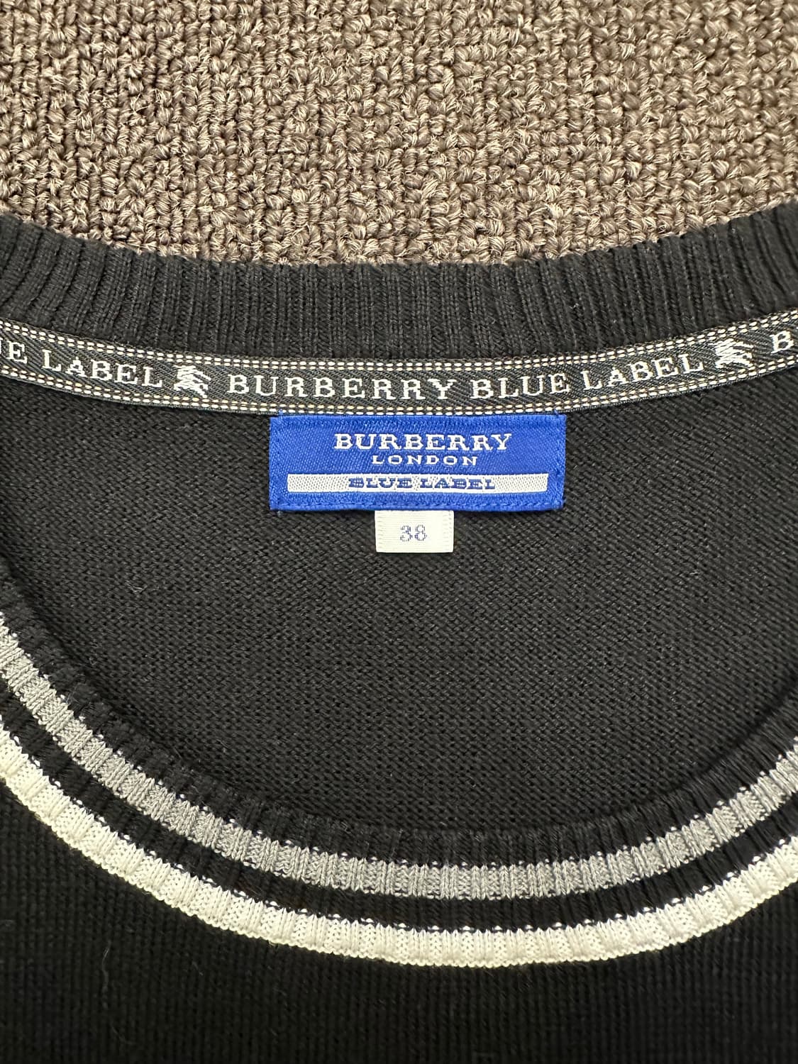 38)Burberry 블루라벨 반팔 니트 상품이미지5