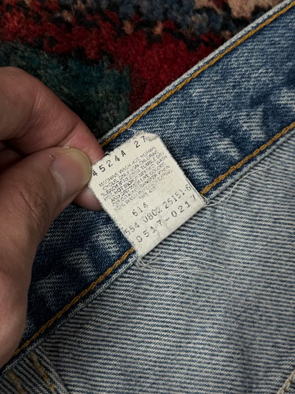 90's USA Made 빈티지 리바이스 517 부츠컷 상품이미지10